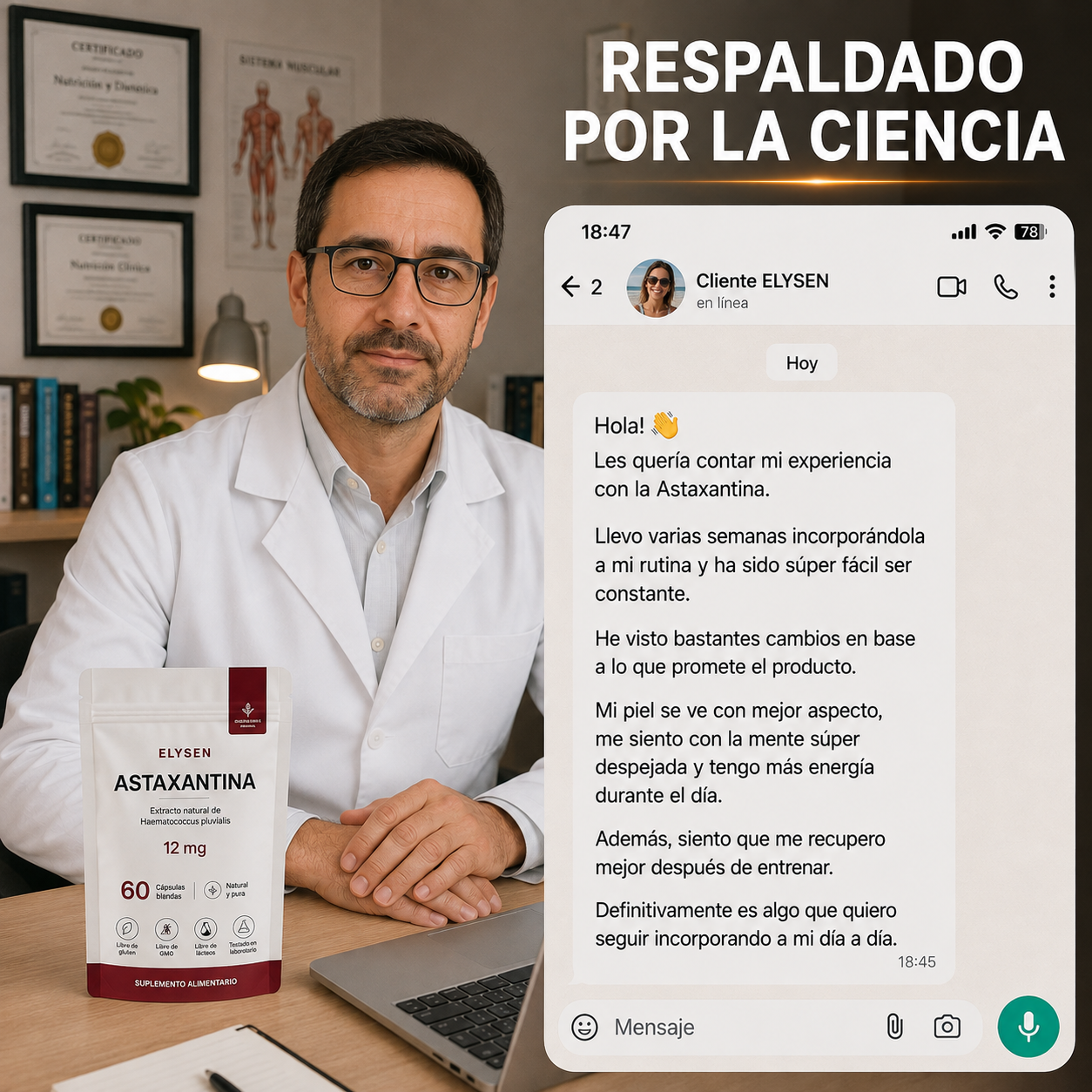 Astaxantina Premium 12 MG | Extracto Natural de Microalgas.