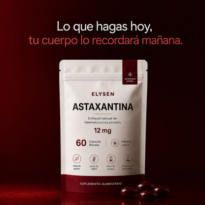 Astaxantina Premium 12 MG | Extracto Natural de Microalgas
