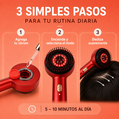 ELYSEN Revive™ Cepillo masajeador led rehabilitador capilar