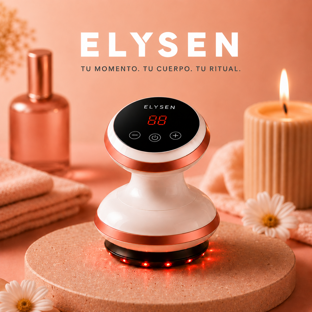 ELYSEN Sculpt&Glow™ | Masajeador Corporal 3 en 1